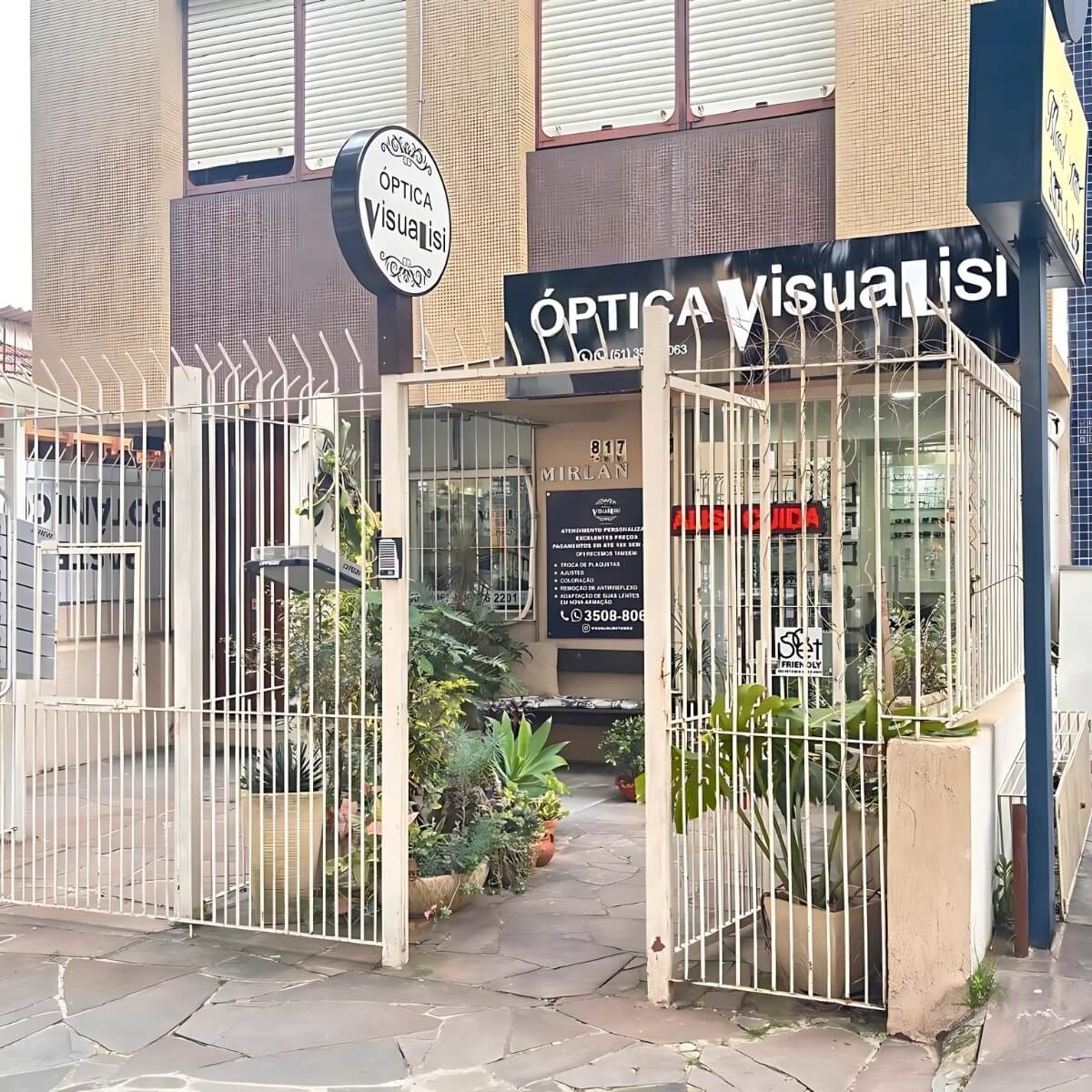 Fachada da Óptica Visualisi Jardim Botânico